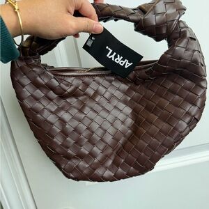 Brown Woven Women's Bag